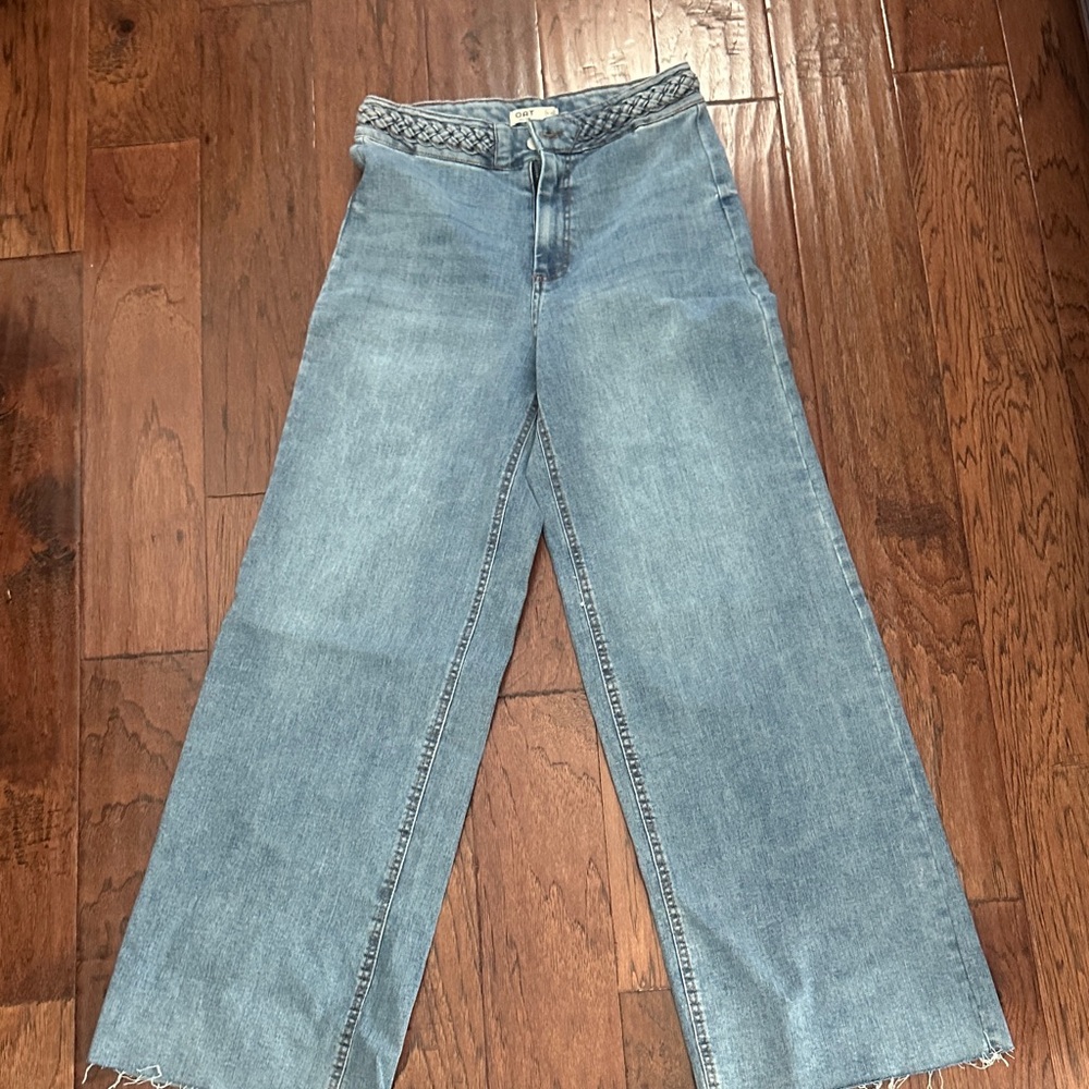 Women's Blue Wide-Leg Jeans